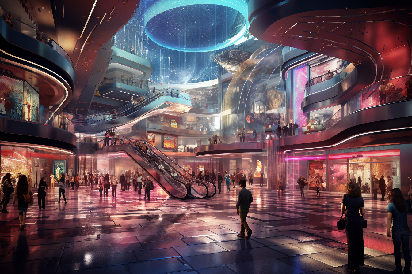 Cyberpunk Mega-mall