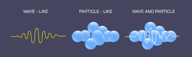 Wave Particle Duality: Vector Art | Shutterstock